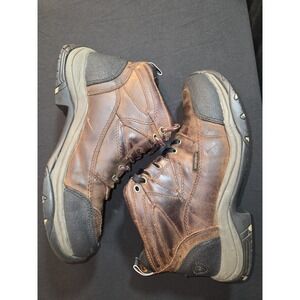 Ariat Men's ATS Terrain Brown Hiking Trail Work Boots Size 9 D 34524‎